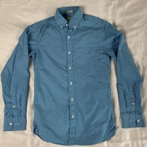 J. Crew Micro Gingham Check. XS Slim